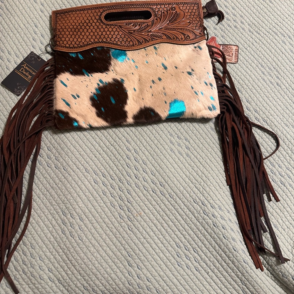 American Darling acid wash clutch/crossbody
